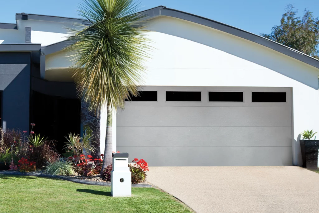 Flush Panel residential garage door model 450-451