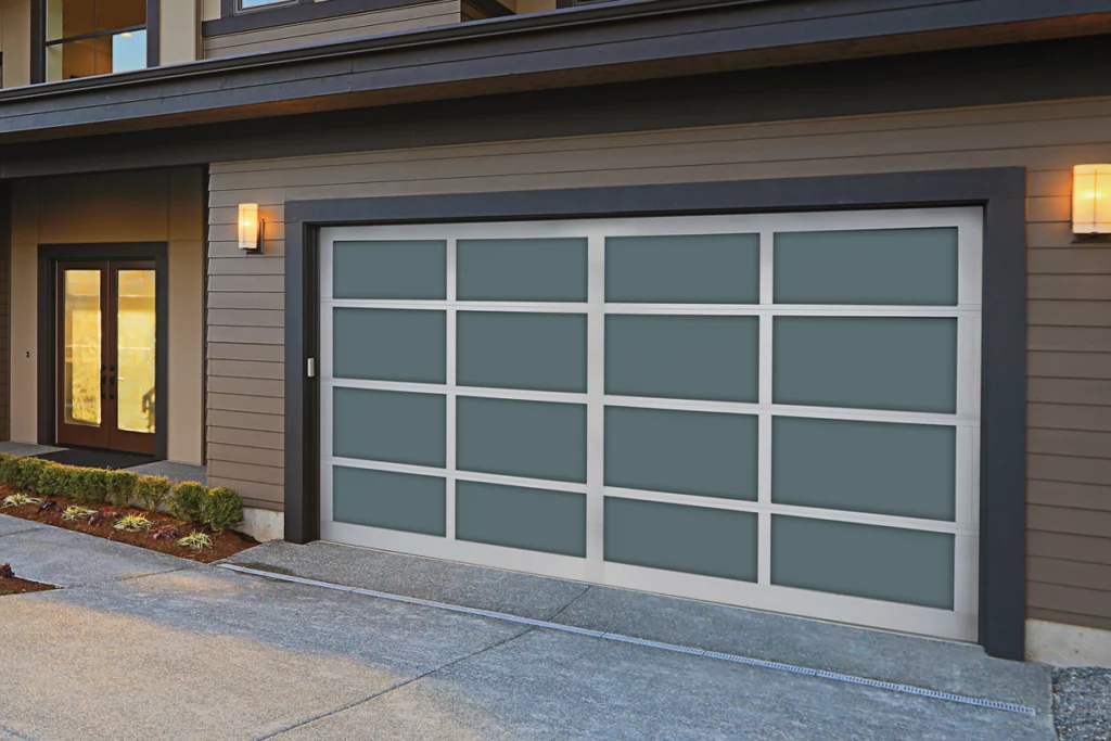Premium Aluminum with full view panel residential garage door