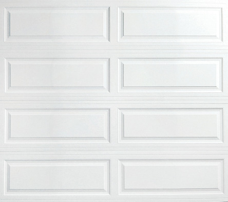 Raised ranch panel garage door