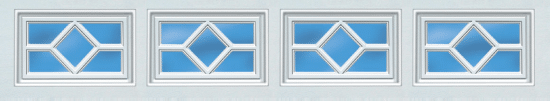 Waterton Style Garage Door Window Option