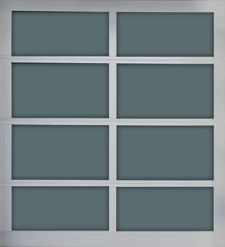 Aluminum Full View Style Garage Door