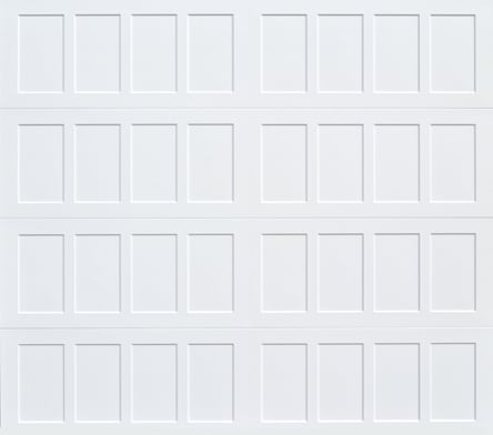 Short Recessed Panel Garage Door Style