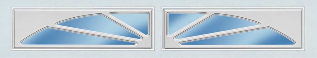 Williamsburg ranch style garage door window insert